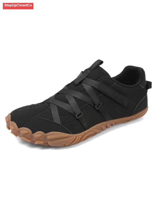 Shoes - Women's Barefoot Shoes Wide Toe Box Zero Drop Hook & Loop Sneakers Lightweight